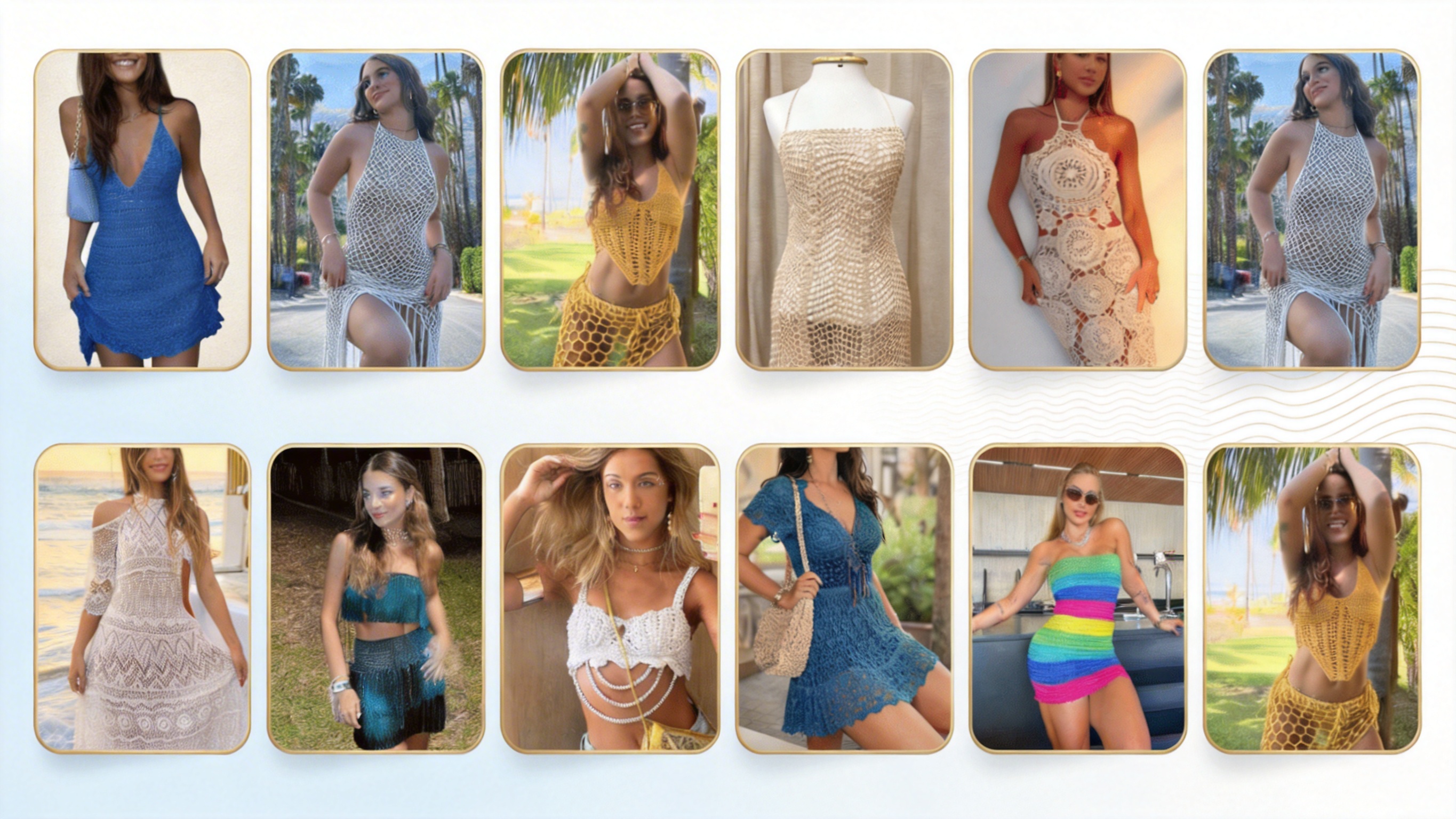 Vestidos de Crochê